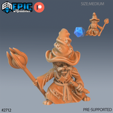 Cat Folk Tribe Wizard 3D-printed model